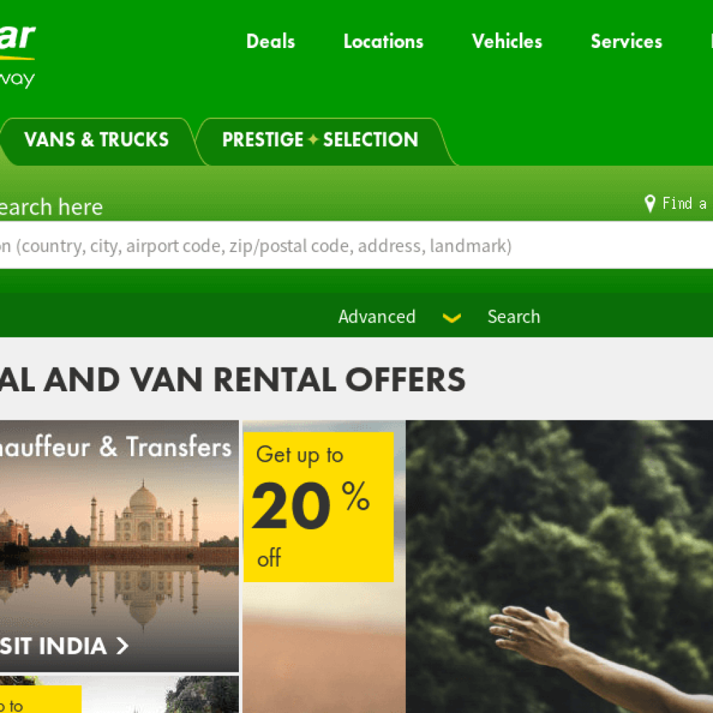 Europcar 歐洲租車網
