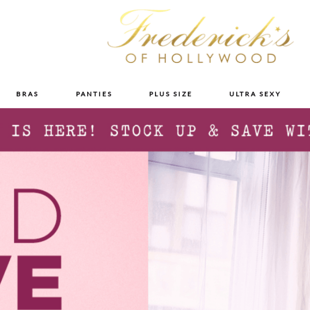 Frederick's of Hollywood 性感內衣