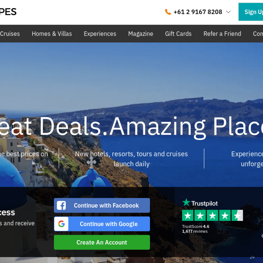 Luxury Escapes 獨家限時旅行