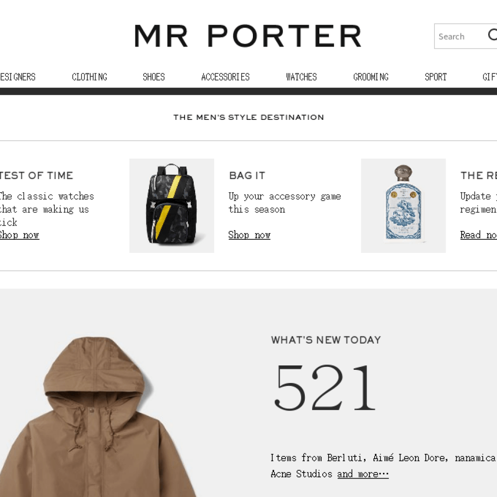 MR PORTER