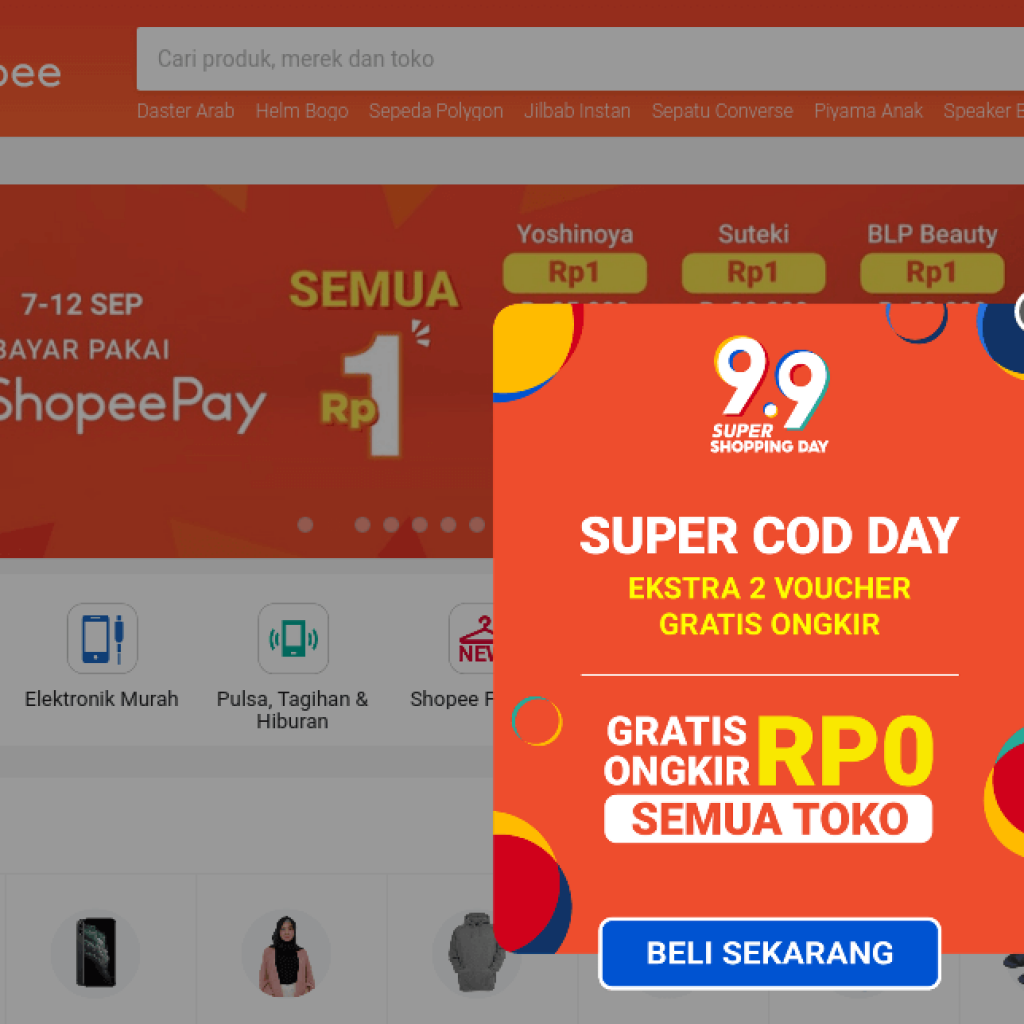 Shopee 蝦皮購物 印尼