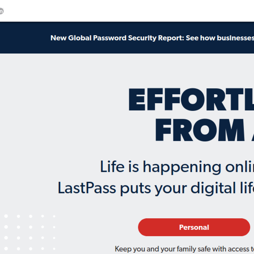 LastPass 密碼管理助手
